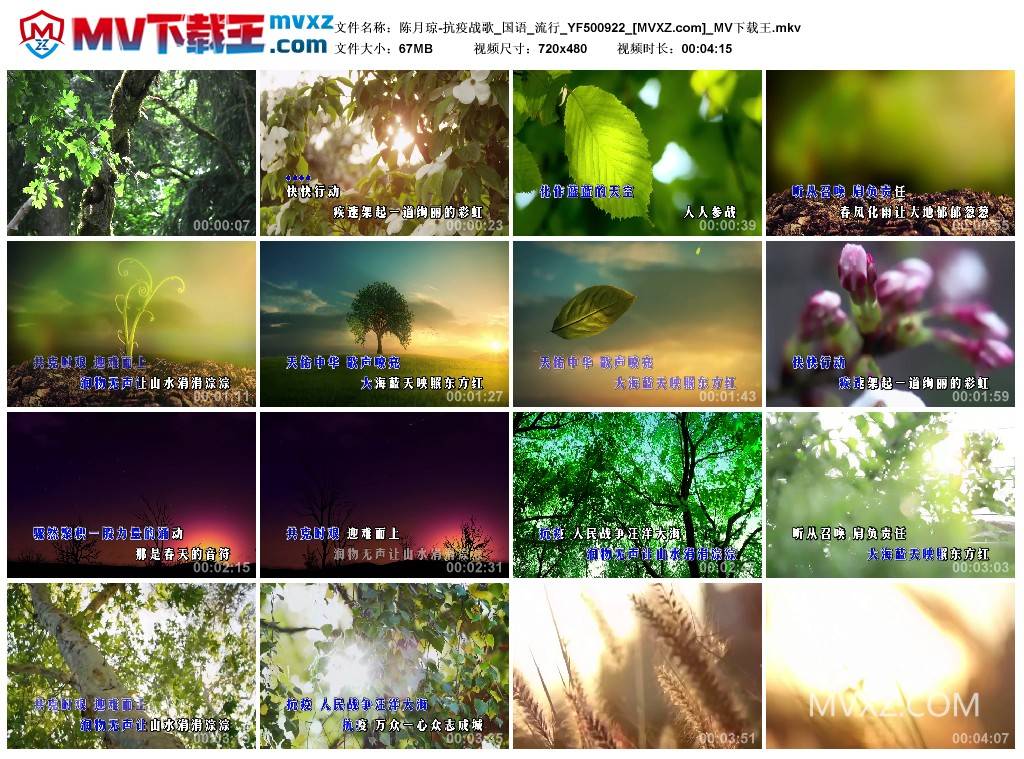 陈月琼-抗疫战歌_国语_流行_YF500922